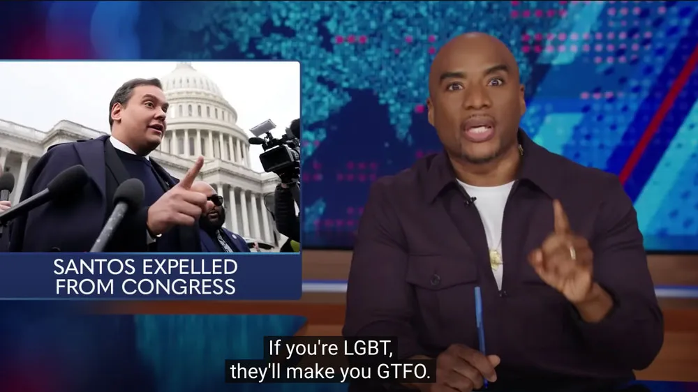 Watch: Charlamagne Tha God Says GOP Dumped George Santos Because He's Gay
