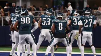 Philadelphia Eagles’ “Tush Push” Move Finds New Sponsor in Dude Wipes